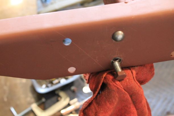 rear crossmember rivets
